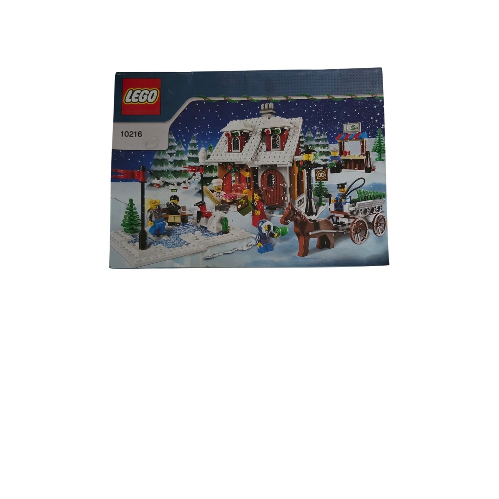 LEGO 10216 Winter Village Bakery INSTRUCTION BOOKLET Manual ONLY intact Edgewear